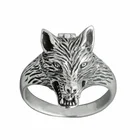 Для Мужчин's 925 Винтаж тайское серебро кольцо в виде головы волка вечерние подарки ювелирные изделия кольцо оптовая продажа