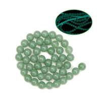 natural green luminous glow in the dark loose magnesite stone beads for diy jewelry making bracelet 15