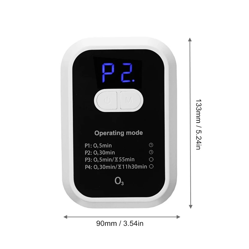 

Multifunctional Ozone Generator Ozone Air Purifier Formaldehyde O3 AirCleaner Kitchen Toilet Bathroom Smart Deodorant Deodorizer