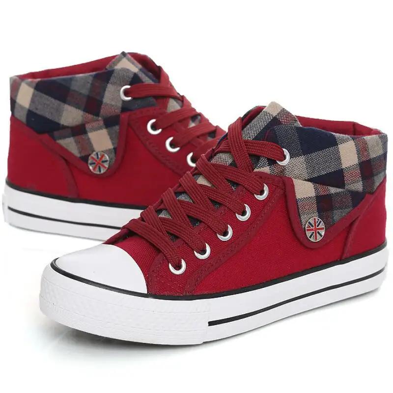 Женские парусиновые кроссовки черные повседневные вулканизированные на