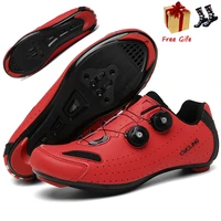 summer new mountain bike shoes cycling mtb sneakers men road speed racing women bicycle shoes spd cleat flat sport cycling shoes