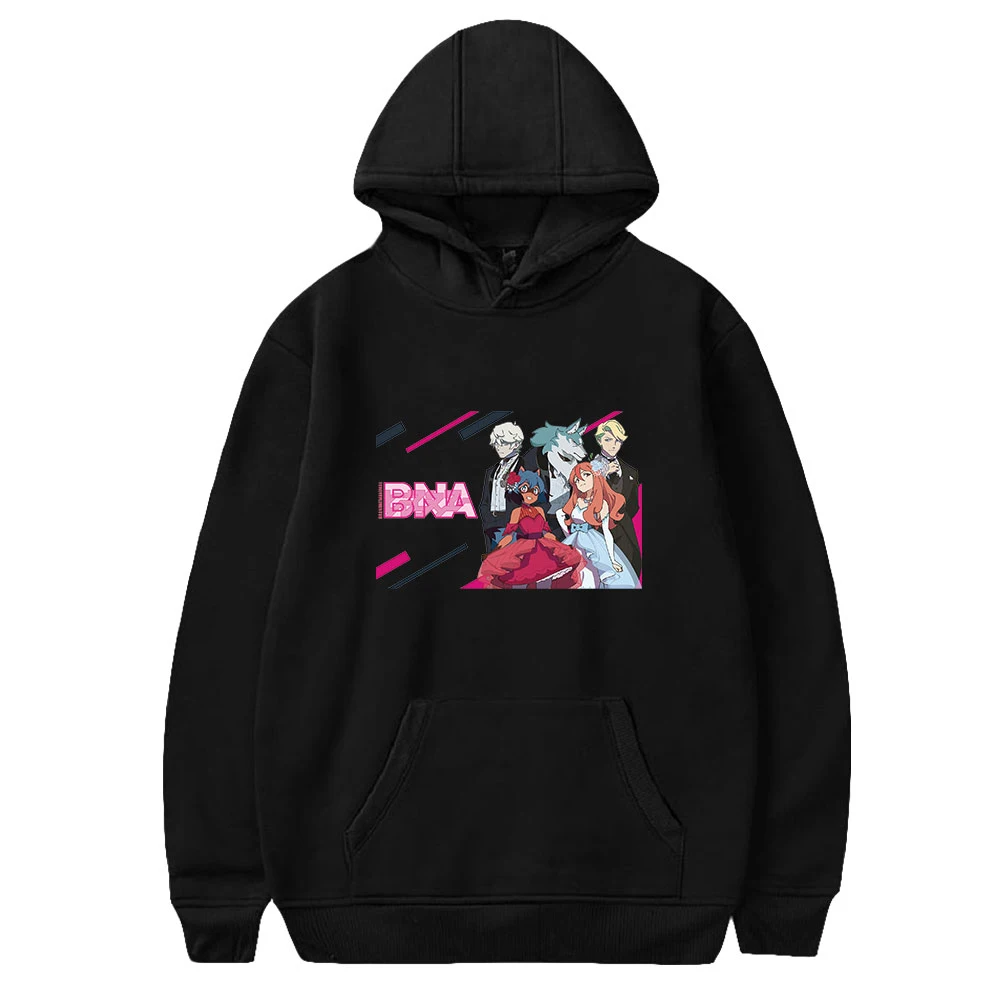 

BNA Brand New Animal Anime Hoodies Women Men Long Sleeve Hooded Sweatshirts Hot Sale Fashion Streetwear Clothes