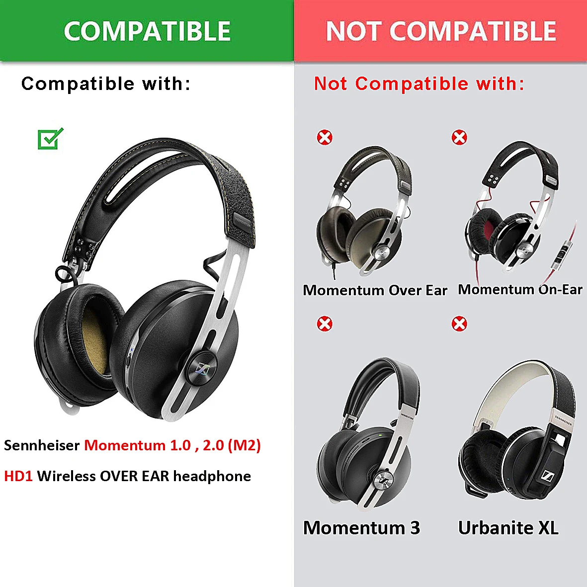 Беспроводные Накладные наушники Defean для Sennheiser Impulse 1 2 0 (M2) от defean|ear headphone|over ear