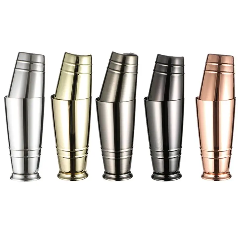 

Stainless Steel Bar Cocktail Shaker Professional Bartender Drink Shakers
