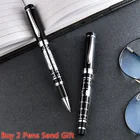 Высококачественная дизайнерская карта мира, металлическая дизайнерская мужская ручка для письма с надписью и деловым дизайном, купить 2 шт., отправить подарок