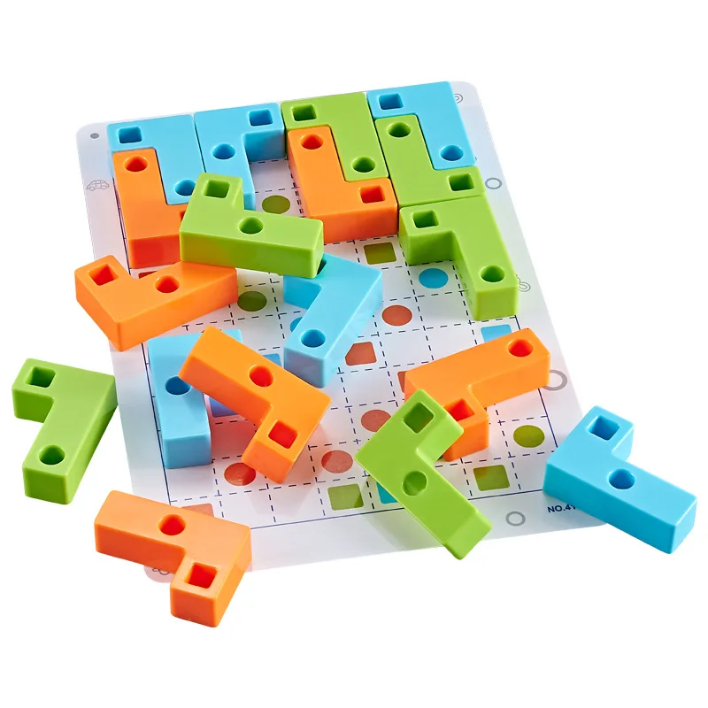 

Tetris Toy Building Blocks Toddler 2-3-4-6 Years Old Baby Benefits Intelligence Development Boy 5 Girls