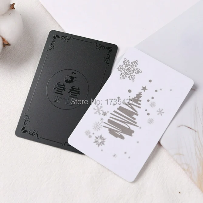 Cheap OEM CMYK Offset Printing PVC Plastic Card Wholesale Office School VIP Name Cards with Customized Design