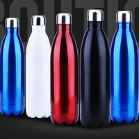 cute thermos bottle double wall vacuum insulated flasks gold stainless steel water bottle portable sports gift cups bpa free