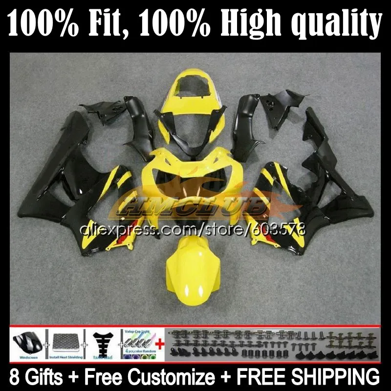 

Injection For HONDA CBR929RR CBR900 CBR929 RR 97CL.9 CBR 900RR 929RR 900 929 RR 00 01 CBR900RR 2000 2001 Fairings Yellow black