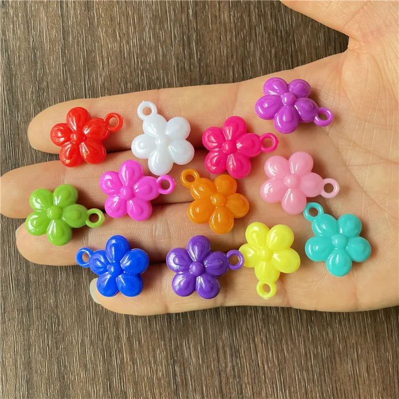 50 шт. Разноцветные Подвески в виде цветов | Украшения и аксессуары
