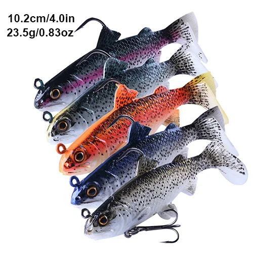 Mixed Color L Goture Agiler 5 шт. 12,5 г/8,3 см рыболовные приманки воблеры, ведущий джиг рыбалка силиконовые приманки для форели - Цвет: Mixed Color L