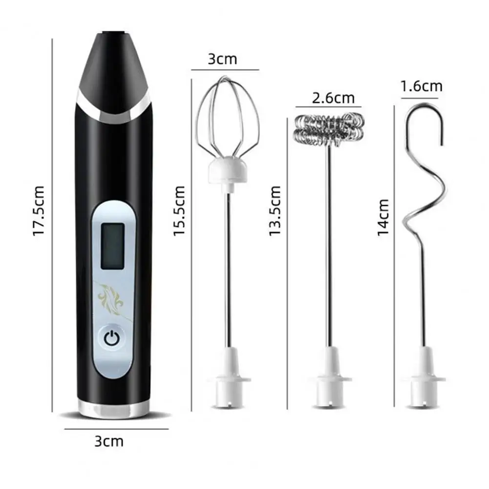 

Milk Frother LCD Display Labor-saving ABS Small Coffee Frother Tools for Home