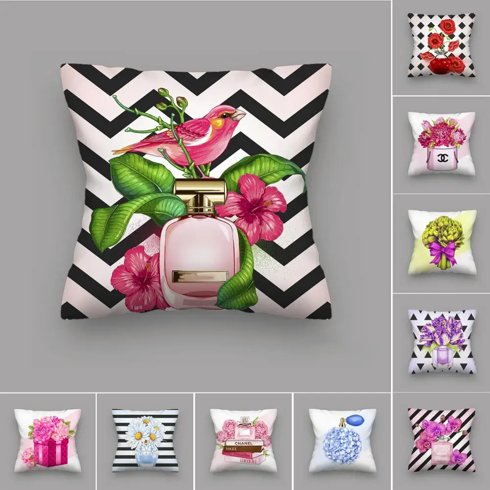 2020 цветок Гомер чехол для подушки Наволочки покрытия подушек размером 45*45 см