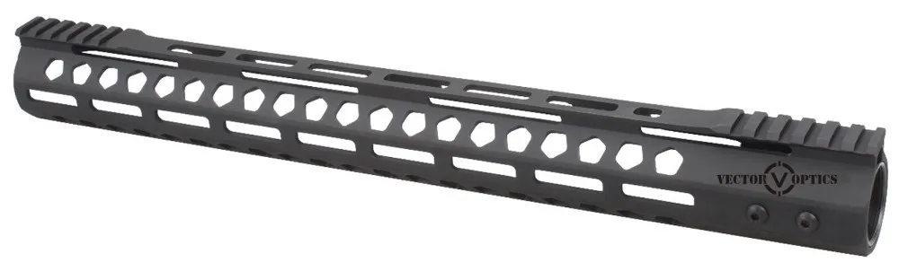 Векторная оптика M-LOK 17 дюймов поплавок Handguard Пикатинни кронштейн с стальной бочкой гайка прокладки Подходит AR15 M4 M16