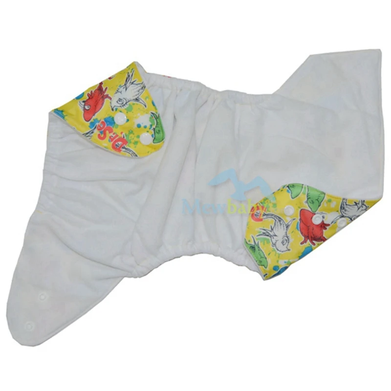 Reusable Baby Pocket Diaper One Size Fits All Adjustable Cloth with 1pc microfiber insert | Мать и ребенок