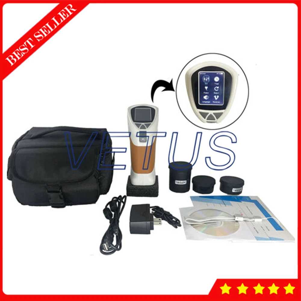 Фрикарманный колориметр с 100 стандартными образцами сохраненный измеритель