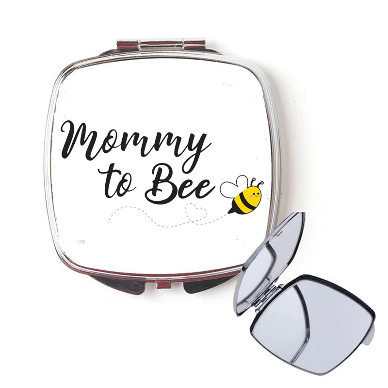 Компактное зеркало для мамы и ребенка с изображением пчелы меда подарок на