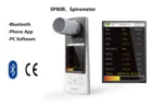 Цифровой спирометр Bluetooth Легочное Дыхание, диагностический спирометрический тест, виталограф, приложение для телефона + программное обеспечение для ПК