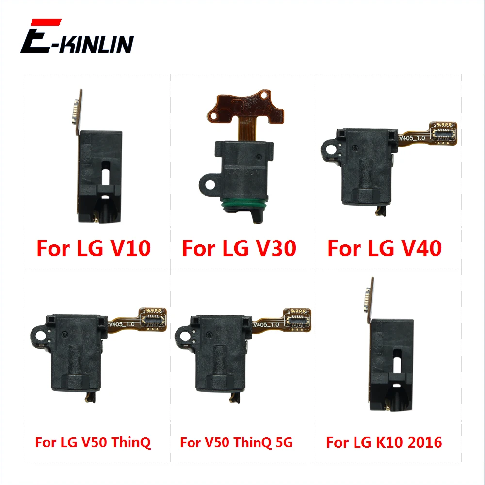 

Headphone Jack Port Connector Ear Earphone Audio Flex Cable For LG V20 V30 V30S Plus V35 V40 V50 V60 ThinQ 5G Repair Parts