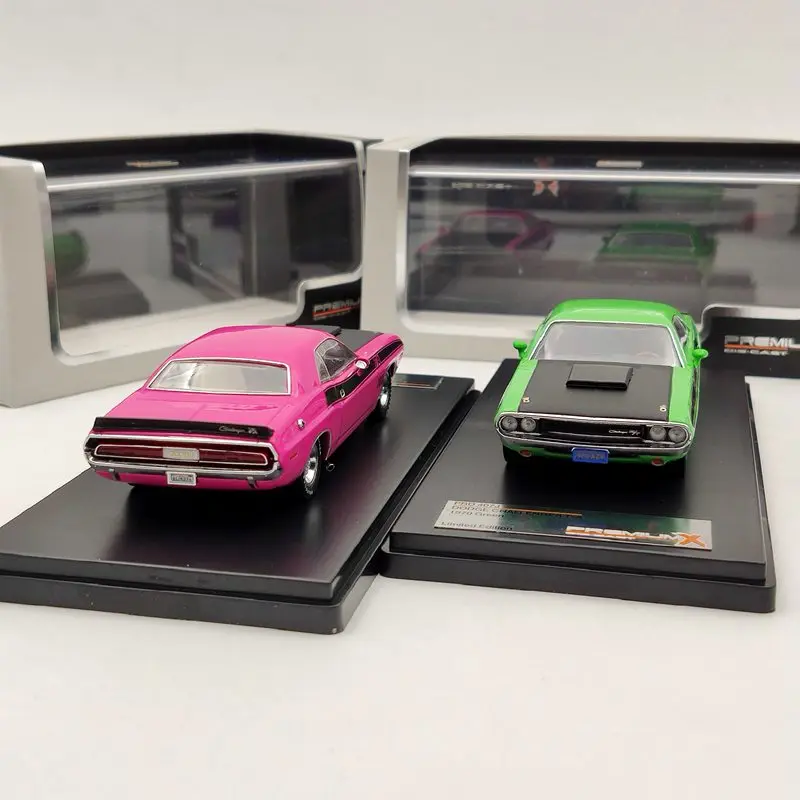 Премиум X 1:43 для Dodge Challenger T/A 1970 розовый/зеленый литье под давлением ограничено| |
