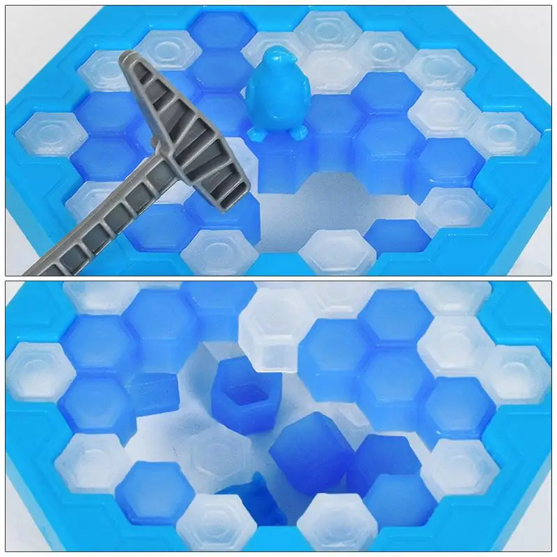 Головоломка строительные блоки ледяная ловушка для спасения пингвина