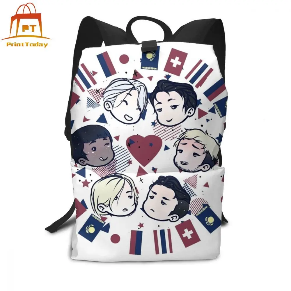 Рюкзак Yuri On Ice для мальчиков рюкзаки многофункциональная мужская сумка женщин и