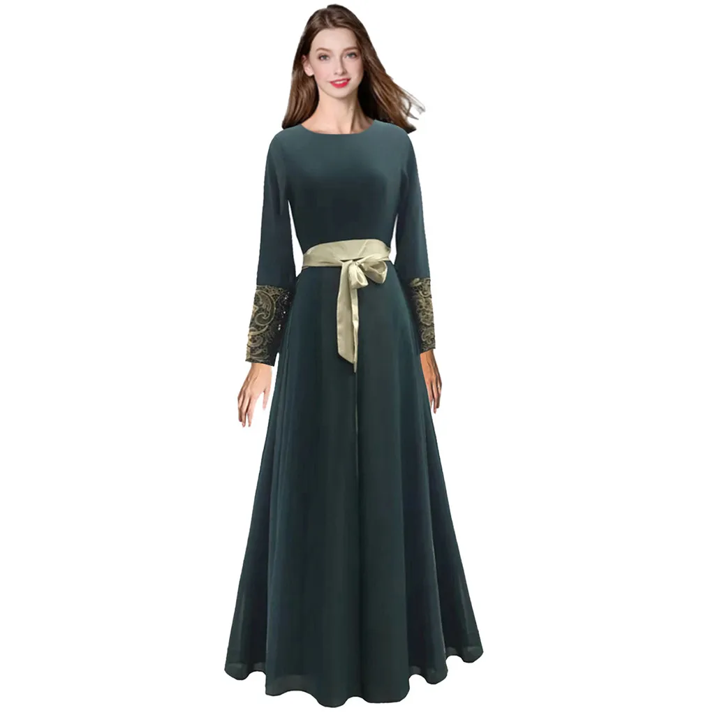 Средняя Восточная одежда мусульманские женские платья мусульманское летнее