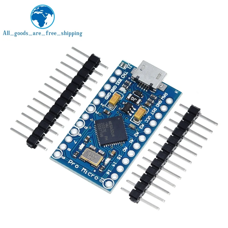 Завеса Pro Micro ATmega32U4 5V 16 МГц заменить ATmega328 для Arduino Mini с 2 Row штыревые Leonardo Usb