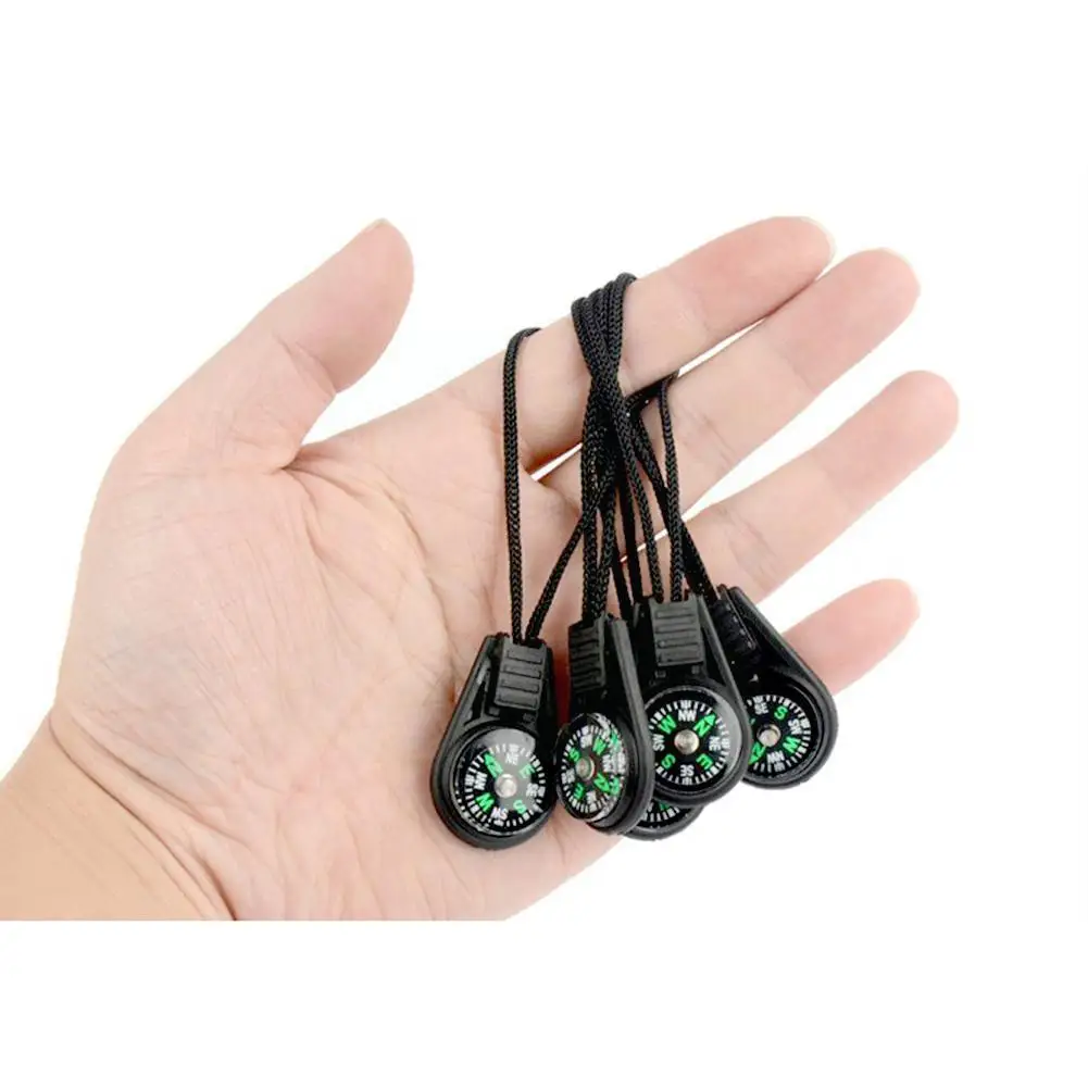 

Lanyard Mini Compass Small Gift Bean Needle Outdoor Camping Head Apply T8L5 Zipper G2P9
