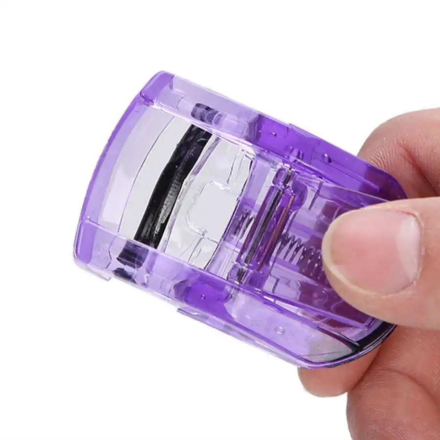 

Eyelash Tweezers 10pcs Mini Portable Eyelash Curler Eye Lashes Curling Clip Cosmetic Makeup Tools Purple Eyelash Curler