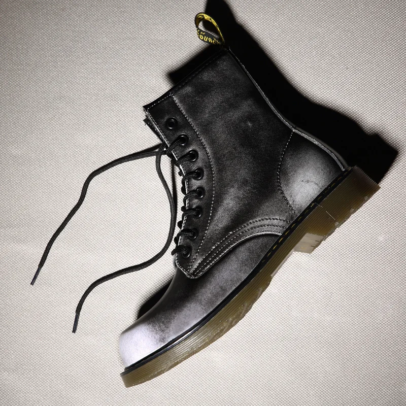 Шнурки для обуви Ботинки Martin стельки из спилка высокие мотоциклетные ботинки
