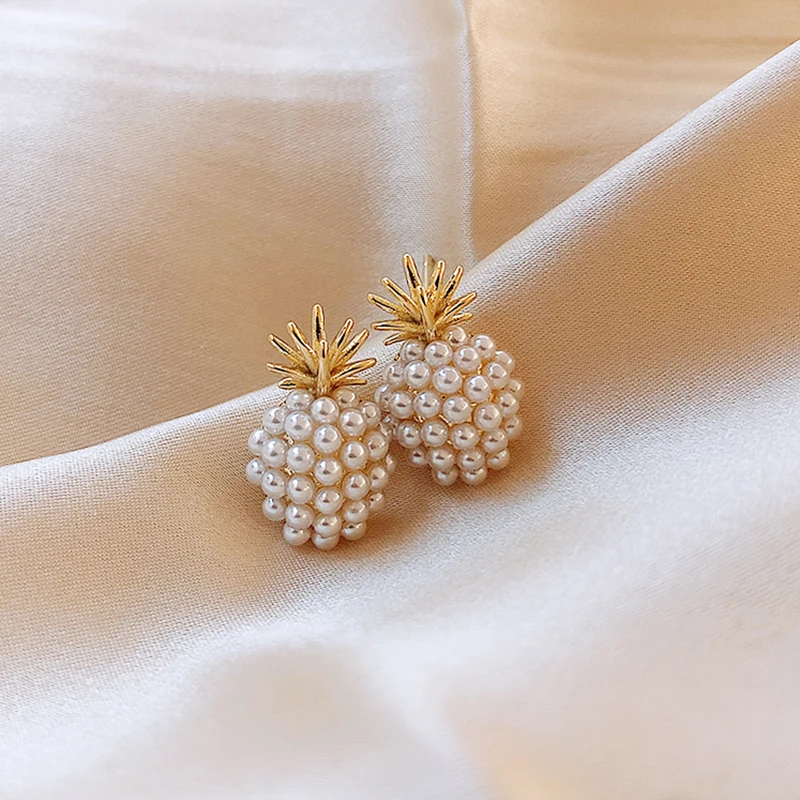 

2021 New Arrival Fashion Fresh Fine Pearl Drop Earrings Contracted Joker Trendy Women Dangle Earrings Jewelry