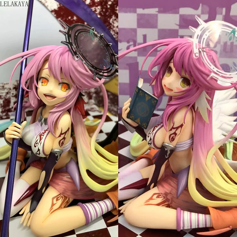 Anime Sexy Girls MILE STONE Queed ted Uniform Police Woman NO GAME no LIFE Shiro Jibril Reading Ver PVC Action Figure Toys Gift | Игрушки и