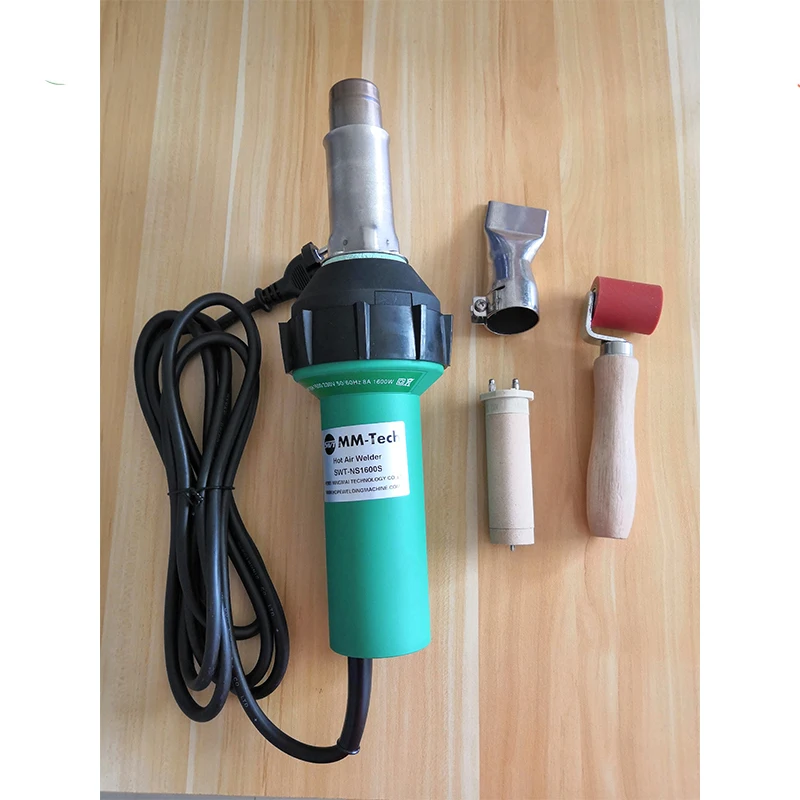 

120V geomembrane welding kit with nozzles and accessories used in geomembrane textile welding and civil engineering SWT-NS1600S
