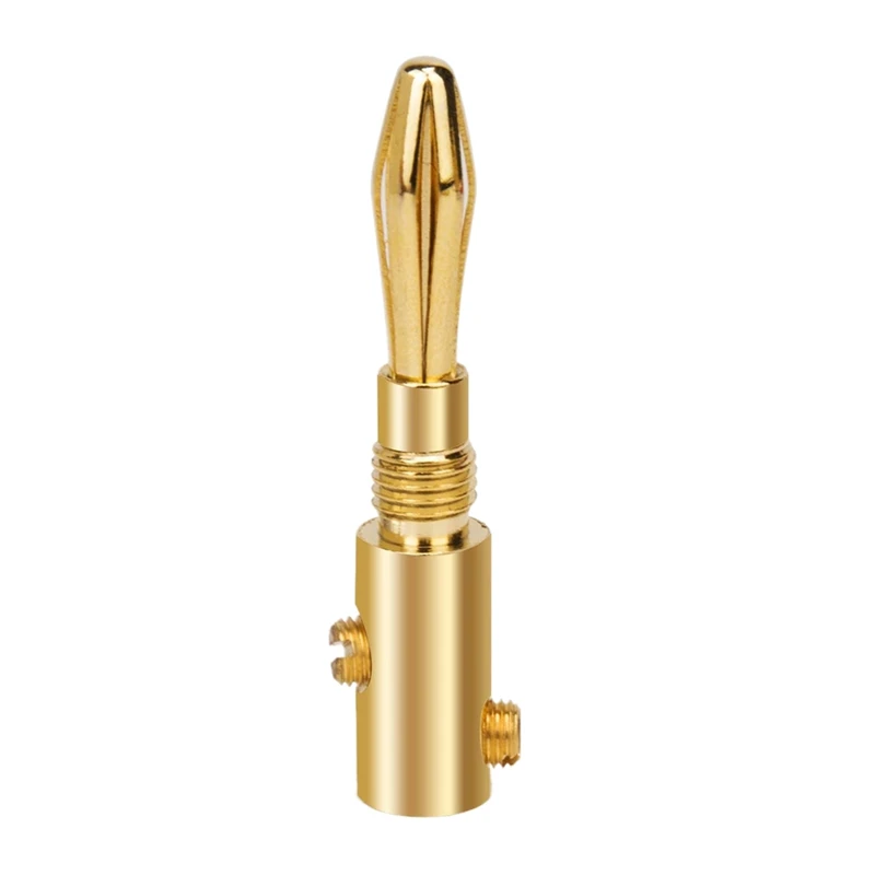 Plated Cross Banana Plug Pure Copper Aluminum Shell | Электроника
