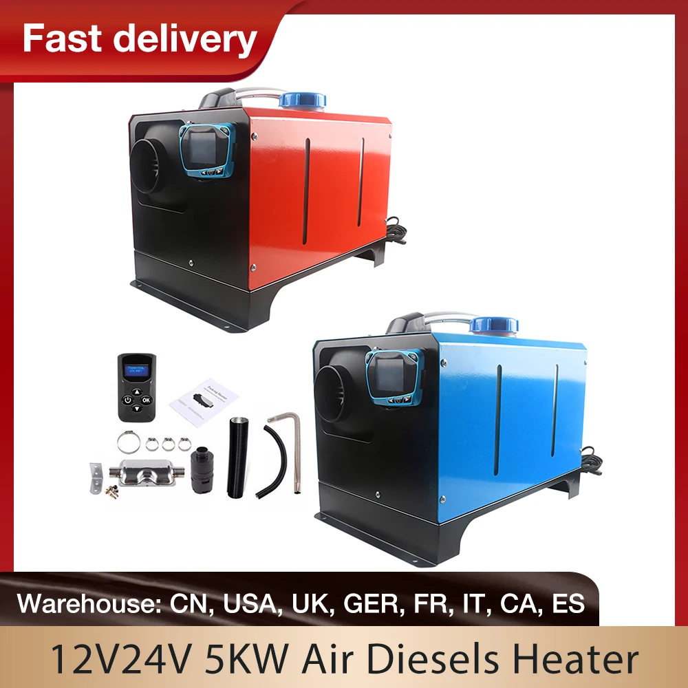 Автомобильный обогреватель топливный воздушный 5 кВт 12 В 24 все в одном дизельный