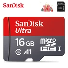 Карта памяти SanDisk Micro SD, 5 шт., 100% оригинал, 16 ГБ, 16 ГБ, TF-карта класса 10, 16 ГБ, макс. 98, МБс., C10 A1, для смартфона с адаптером