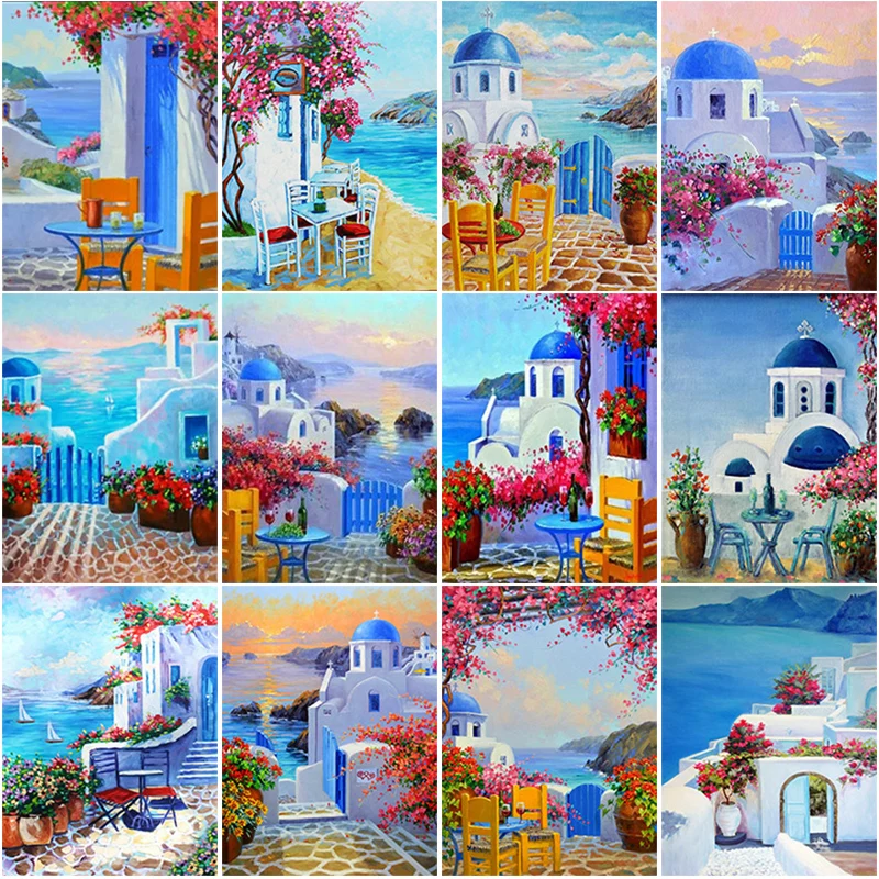 

Diamond Painting Full Drill Square Cross Stitch Kit Rhinestone Mosaic Diamond Embroidery Bluding Needlework Wall Home Art Gift