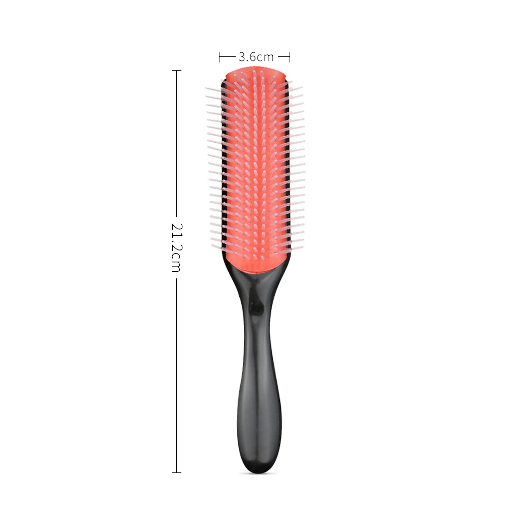 

Durable Hairdressing Tools Removable Women Hair Care Styling Comb Curly Wet Hair Scalp Massage Comb 9-Rows Detangling Hair Brush