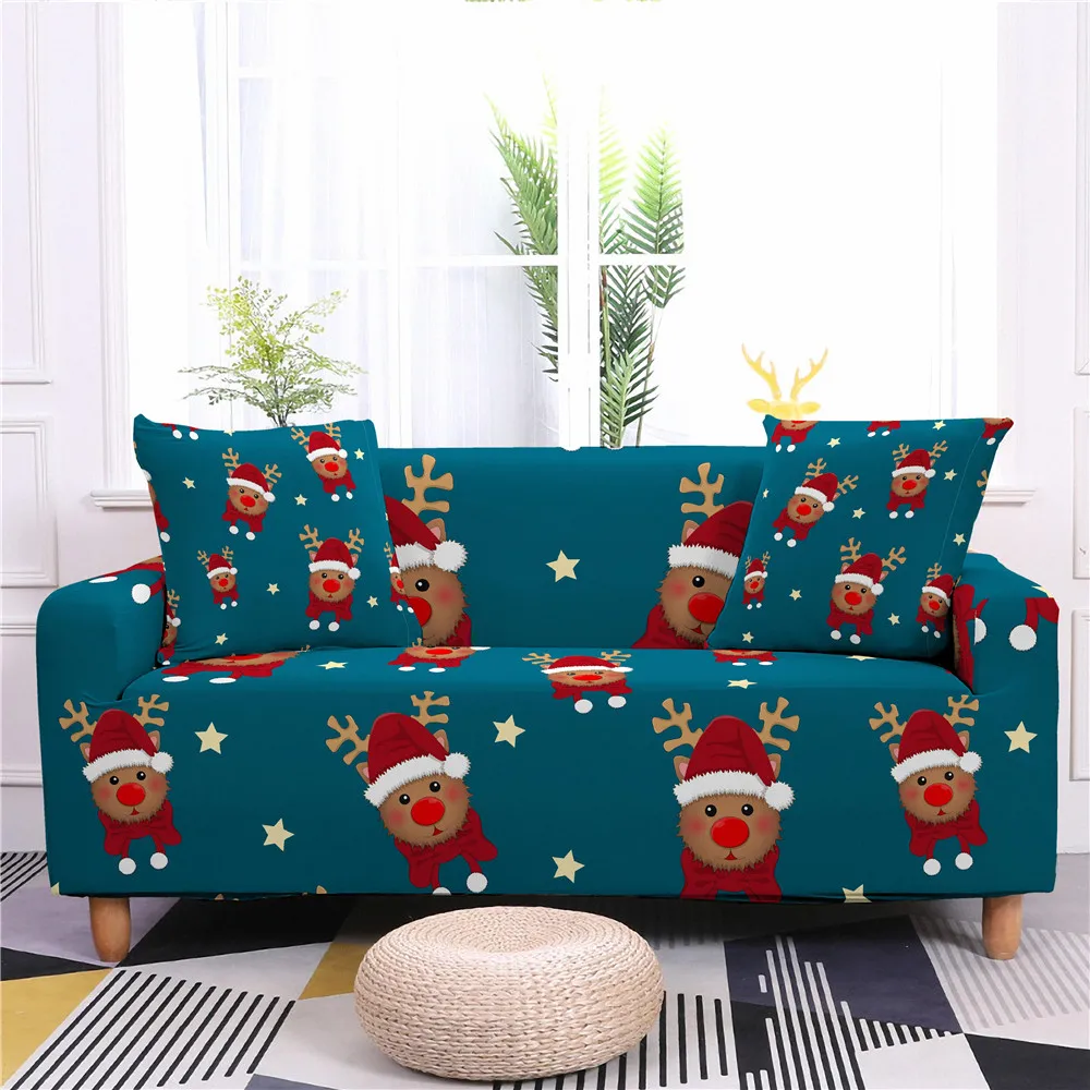 

Sofa Cover All-inclusive Non-slip Couch Covers Slipcovers Christmas Style Sofa Slipcover Home Decoration Sofa Protector