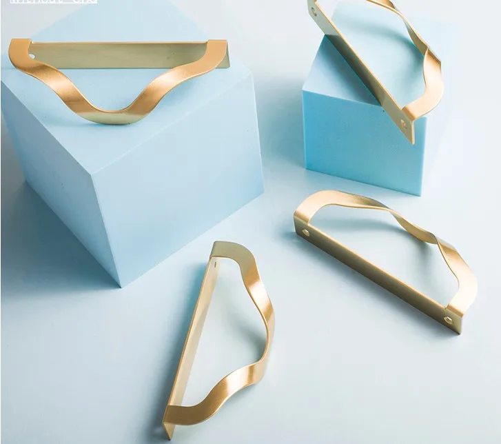 Невидимая ручка/латунная дверная ручка Европейская ручки для антикварной мебели