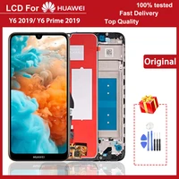 original 6 09 y6 prime 2019 lcd display for huawei y6 2019 lcd touch screen assembly rd lx1f lx1 lx2 lx3 l21 l22 repair parts