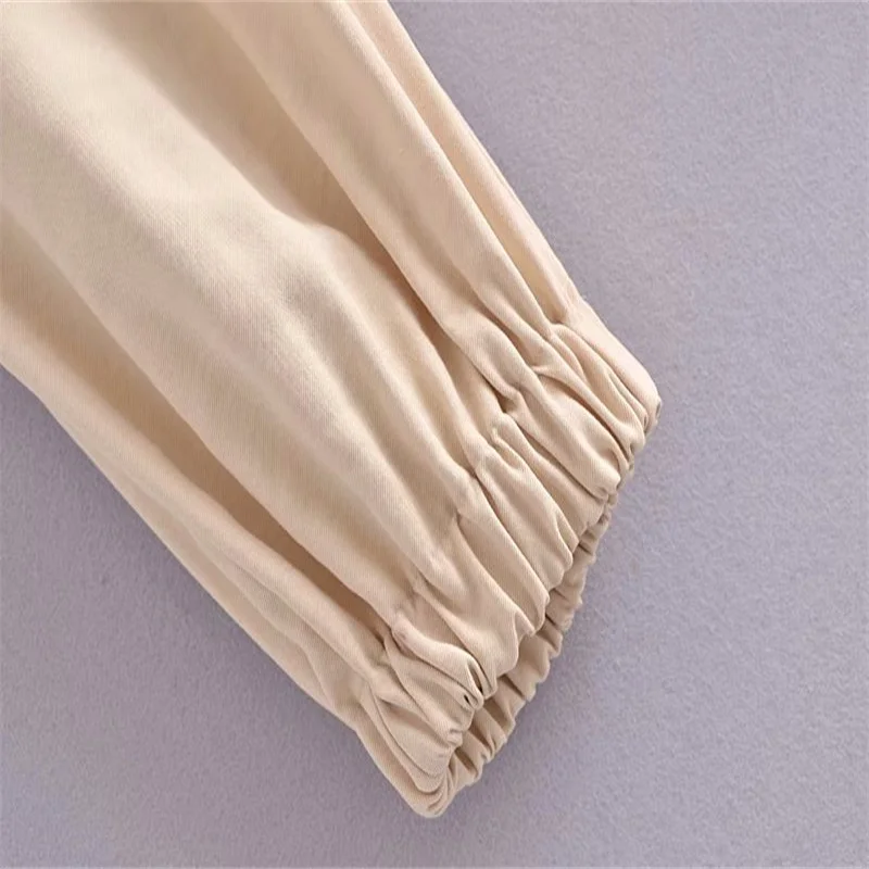 

Za 2021 Summer Khaki Trouser Suits High Waisted Pants Women Fashion Office Multicolor Chic Button Zip Elegant Casual Woman Pant