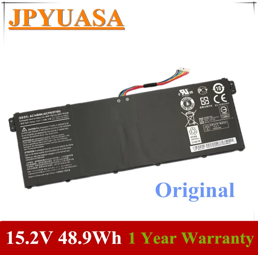 Оригинальный аккумулятор 7XINbox 15 2 в 48 9 Вт/ч AC14B3K для Acer Aspire 1 5 7 8 Свифт 3 3S 10 |battery for acer