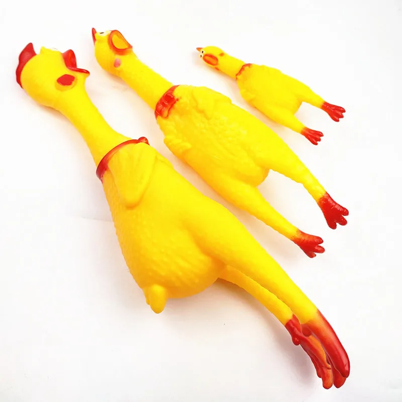 Кричащий цыпленок сжимающий звук игрушка для домашней собаки декомпрессионный