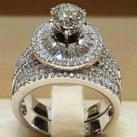 round stand eight claw simulation brick proposal engagement womens ring