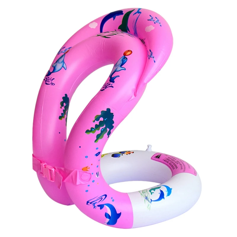 

Dual Airbags Baby Swimming Floating Ring Inflatable Children Floating Bed Toy Children Adult Floating Ring