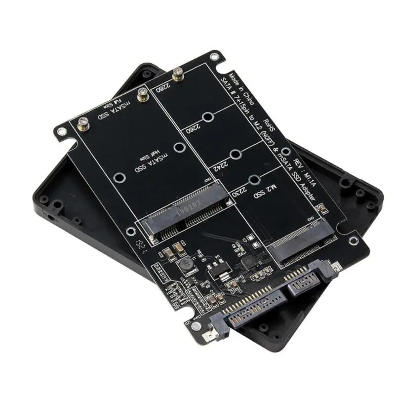 Характеристики Товара: высококачественный Ngff M.2 ключ B + m или Msata Ssd на Sata Iii 3