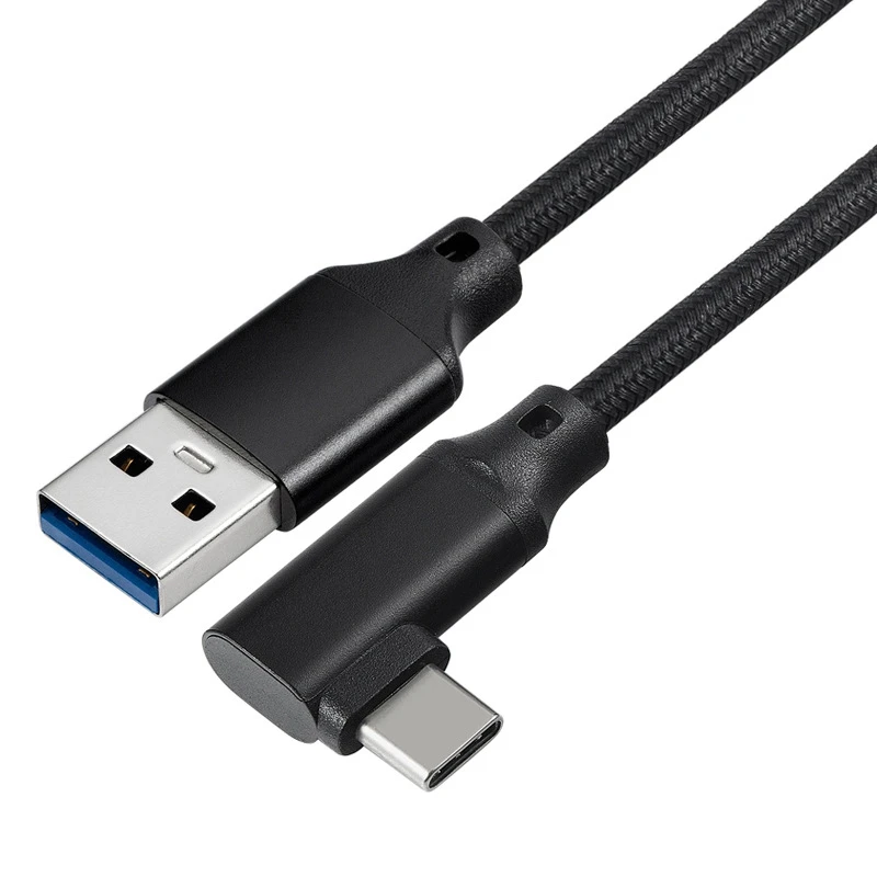 Кабель USB Type-C 90 для зарядки и синхронизации данных 5A gen2 C VR AR Galaxy Note 8 S8 Plus Huawei mate 20