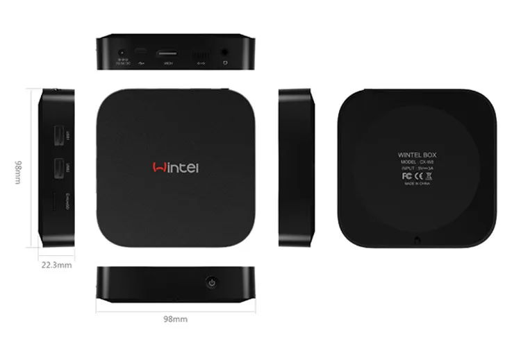 Wintel Pro тв приставка Intel Z8300 четырехъядерный мини пк 2 гб 32 Bluetooth 4 0 для Windows 10 W8 PRO|Мини